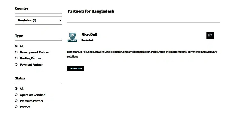 opencart partner in bangladesh